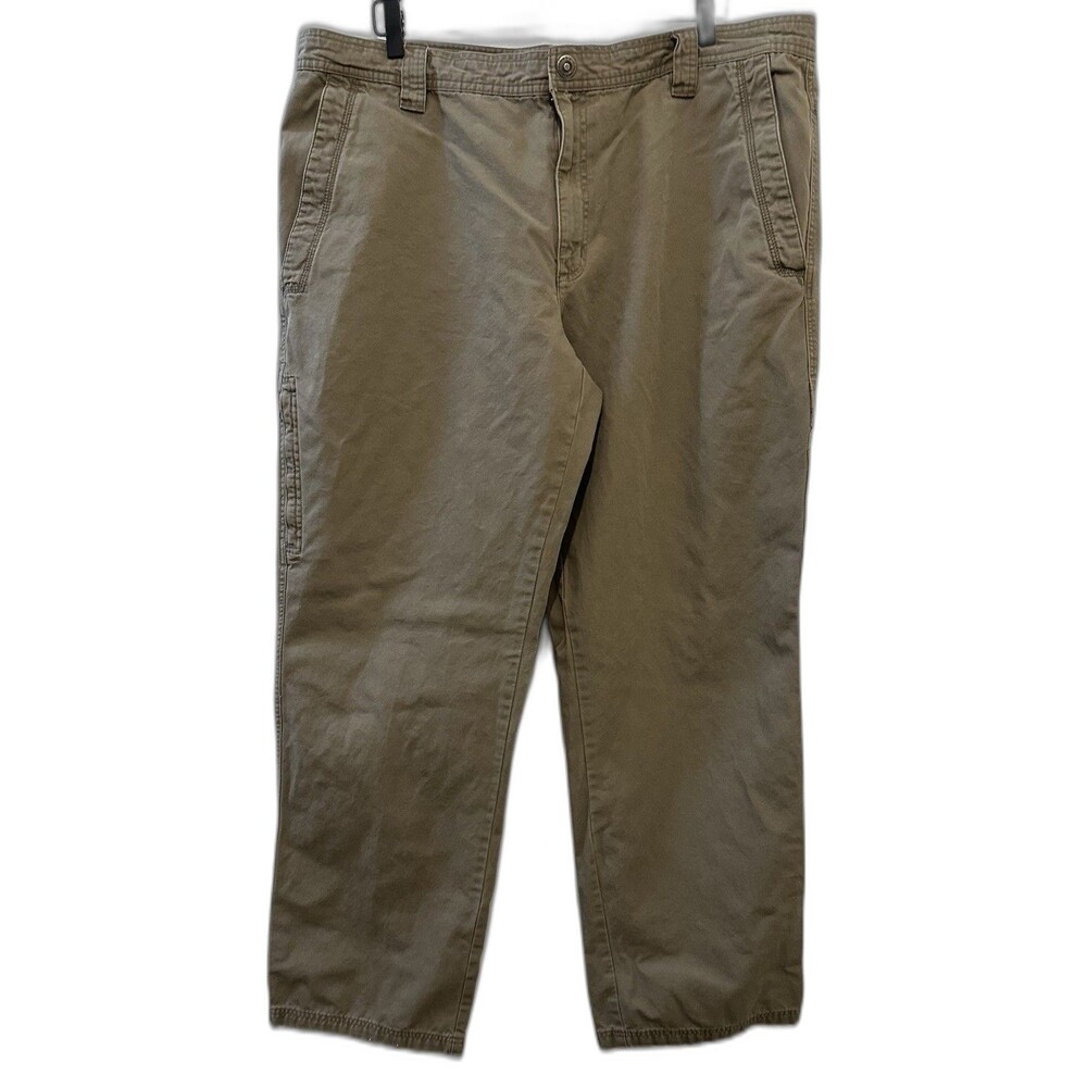 Columbia Sportswear Men’s 42x34 Outdoor Utility Pants — Khaki — 100% Cotton